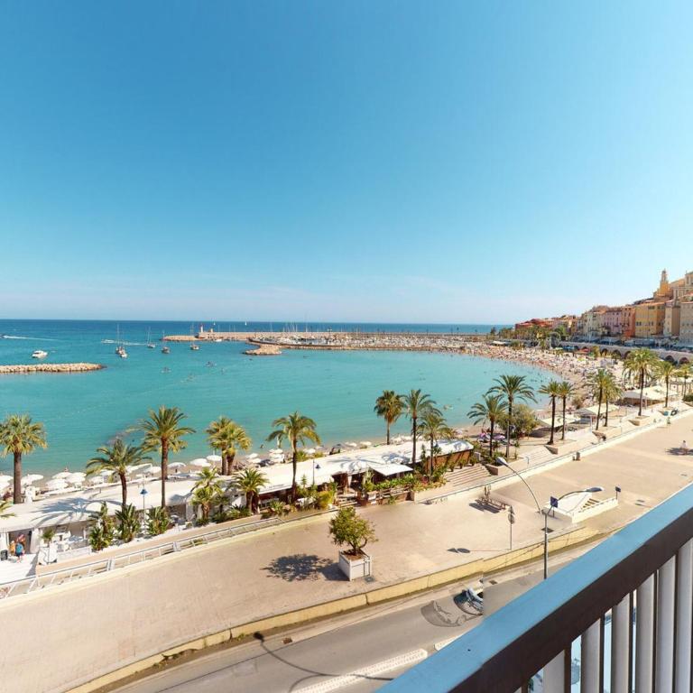 Superbe 2P au 5ème étage avec terrasse face à la mer et parking privé - Menton, Garavan - FR-1-196-293 - Appartement (4 Adultes) - 1