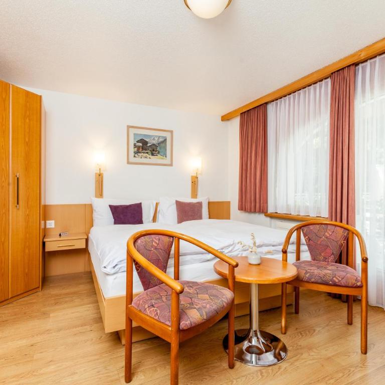 Alpenblick - Studio Apartment Bonatti-Nebengebäude (ohne Aufzug) mit Balkon oder Terrasse mit Blick auf Matterhorn - 11