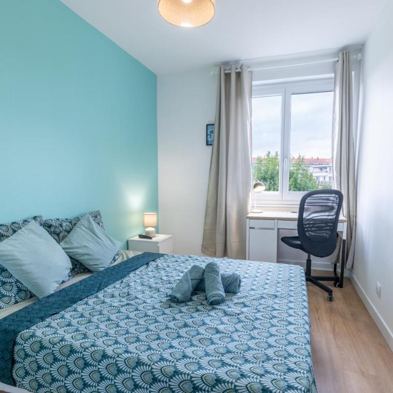Appartement meublé près du centre Wifi-Parking - Apartment mit 3 Schlafzimmern - 2