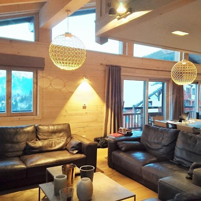 Appartement luxe 130m² avec sauna, jacuzzi à La Tania - WIFI, parking - Three-Bedroom Apartment - 1