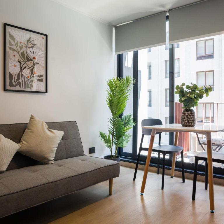 Chic Studio Escape for 3 in Lively Las Condes - Apartment - 7