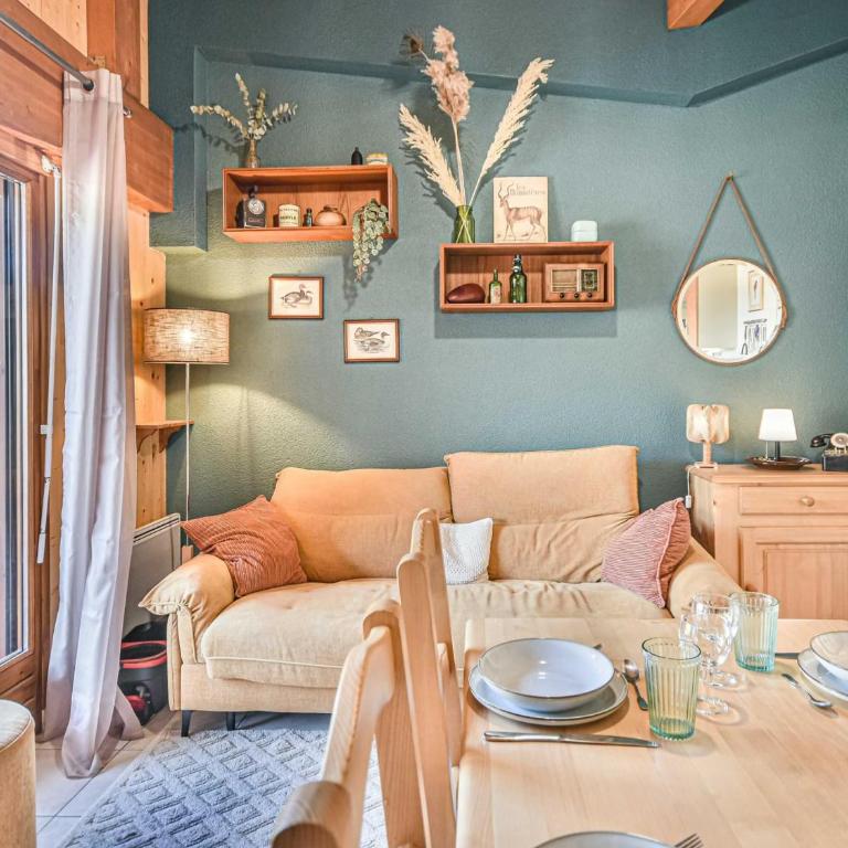 Appartement rénové 4-5 pers aux Gets proche pistes avec parking et WIFI - FR-1-685-85 - Apartment - 1