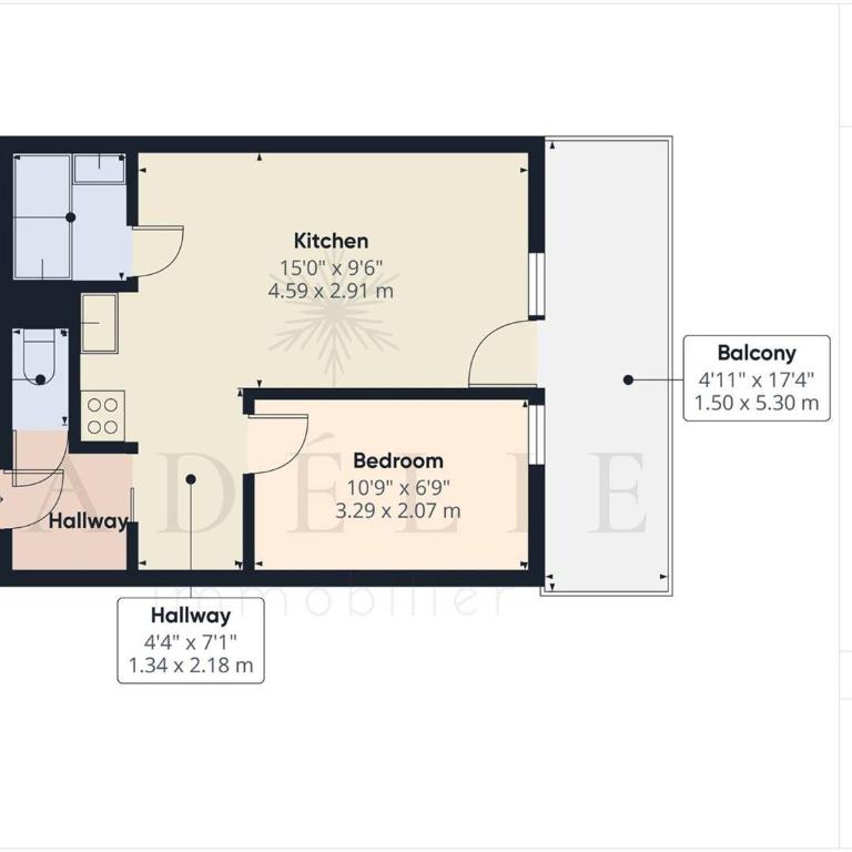 Bel Appartement Rénové avec Balcon - Ski aux Pieds, 5 Pers., Près des Commerces - FR-1-398-547 - Appartement (5 Adultes) - 7