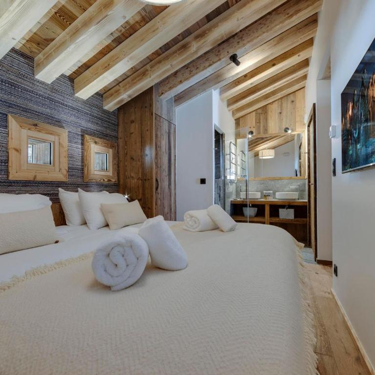Appartement neuf avec cheminée, proche pistes, Val d'Isère - Two-Bedroom Apartment - 7