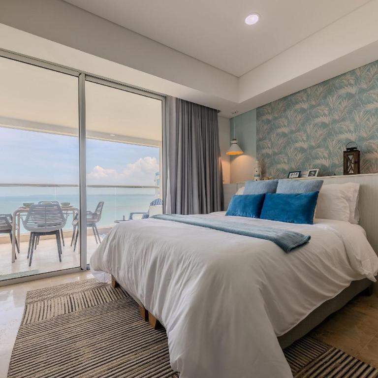 Condominio exclusivo nuevo frente al mar Cartagena Beach - Apartamento Deluxe de 1 dormitorio con vistas al océano - 12