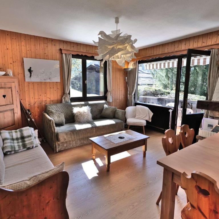 T2 rénové au Grand-Bornand avec balcon, parking et terrasse, 4 pers, proche village - FR-1-458-205 - Apartment - 1