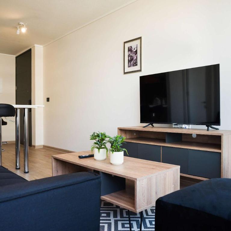 Cozy Stadium Retreat 1BR Nunoa Getaway for 3 - Apartment - 1