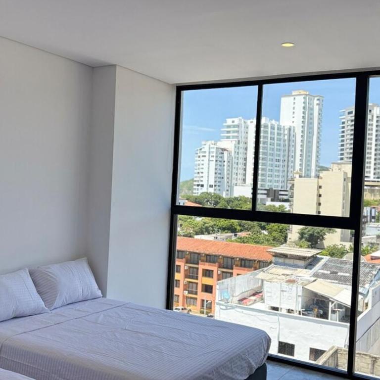 Exclusivo Aparta Suite en el Rodadero Ideal para 4 pax - Two-Bedroom Apartment - 5