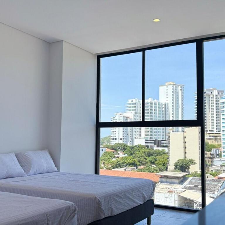 Exclusivo Aparta Suite en el Rodadero Ideal para 4 pax - Two-Bedroom Apartment - 10