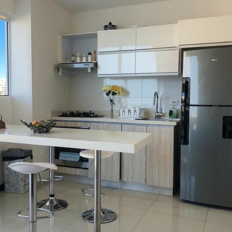 Apto con alucinante vista al mar en Bello Horizonte Santa Marta - Apartamento - 53