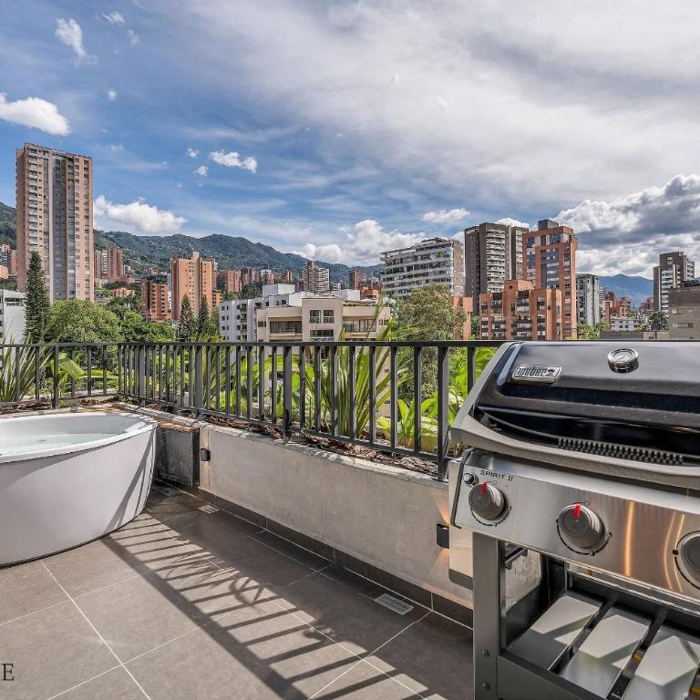 Morph 1002 - Apt de lujo en El Poblado/AC/BBQ - Apartment - 17