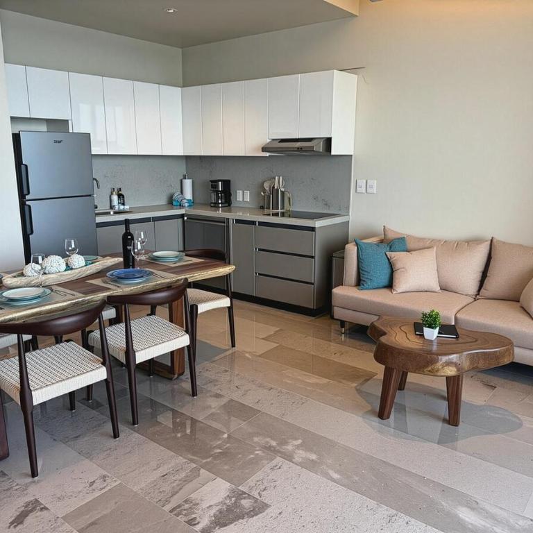 Beachfront 2BR 2BA Condo w Balcony, Ocean Views - Two-Bedroom Apartment with Balcony and Sea View - 32