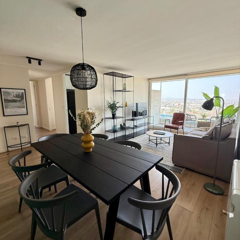 Modern apartment near the Subway and Plaza Egaña Mall - Apartamento Deluxe de 2 dormitorios con balcón - 1