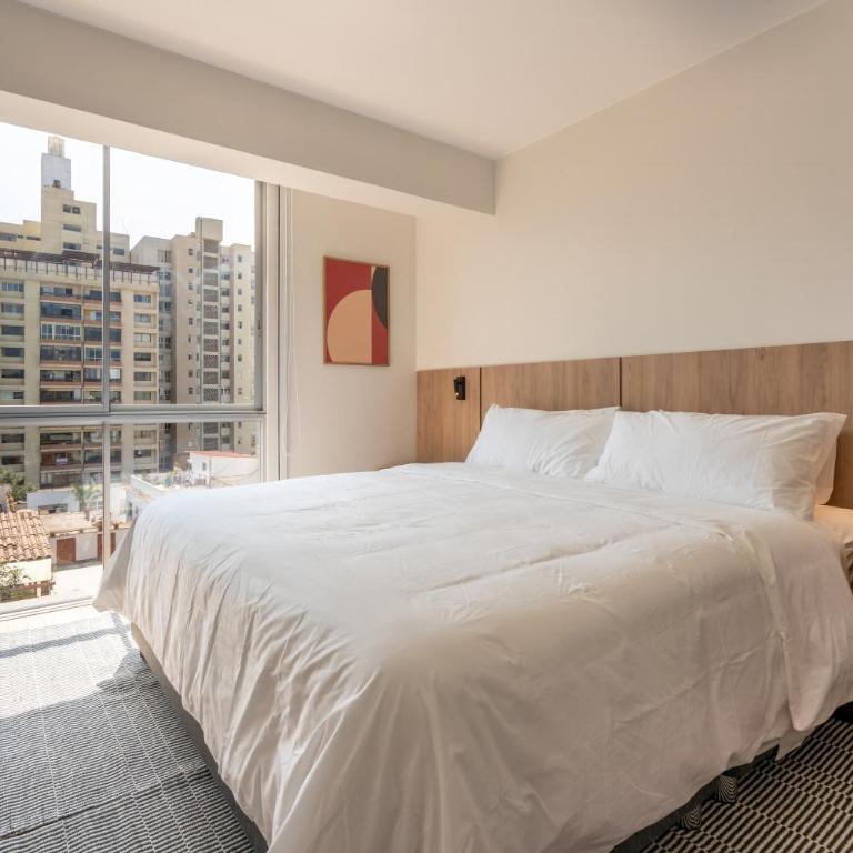 Porta Mar - 5 min to Larcomar & Kennedy Park - Apartamento de 2 dormitorios con balcón - 2