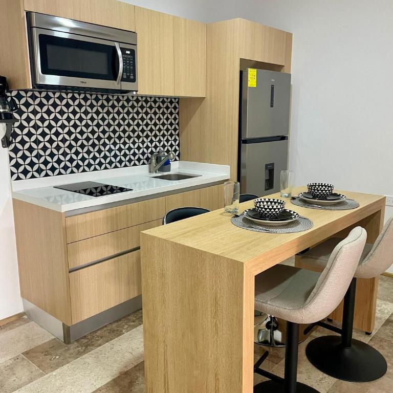 Estudio moderno con alberca - Centro - Apartamento de 1 dormitorio - 8