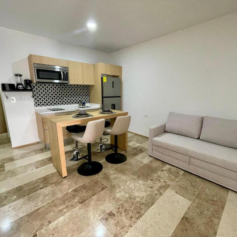 Estudio moderno con alberca - Centro - Apartamento de 1 dormitorio - 9