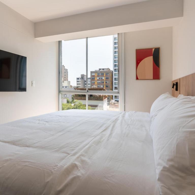 Porta Mar - 5 min to Larcomar & Kennedy Park - Apartamento de 2 dormitorios con balcón - 12