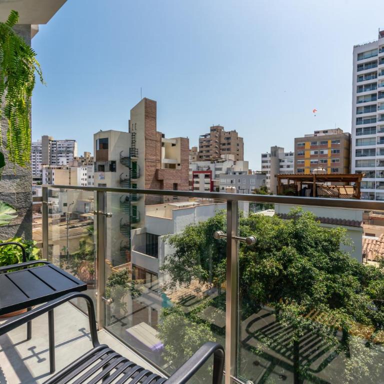 Porta Mar - 5 min to Larcomar & Kennedy Park - Apartamento de 2 dormitorios con balcón - 28