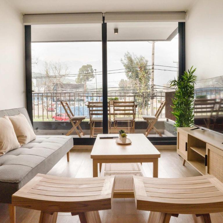 Stylish 2BR Haven for 5 in Lively Las Condes Oasis - Apartment - 10