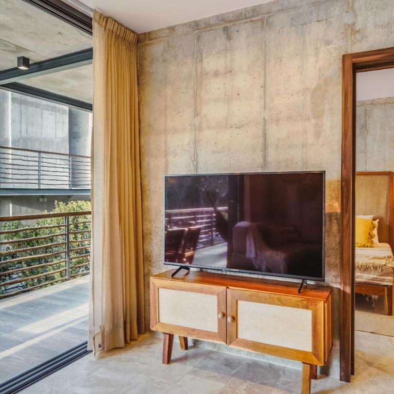 Classy 2BR on Private Cenote Big Gym Roof Pool - Two-Bedroom Apartment - 2