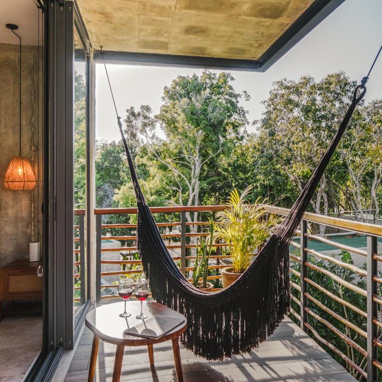 Classy 2BR on Private Cenote Big Gym Roof Pool - Two-Bedroom Apartment - 16