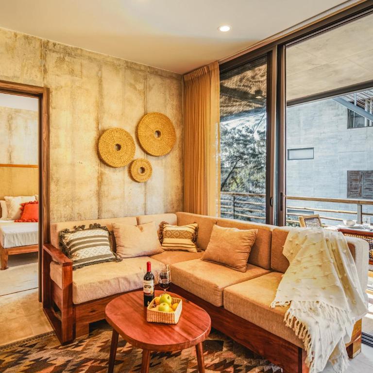 Classy 2BR on Private Cenote Big Gym Roof Pool - Two-Bedroom Apartment - 21