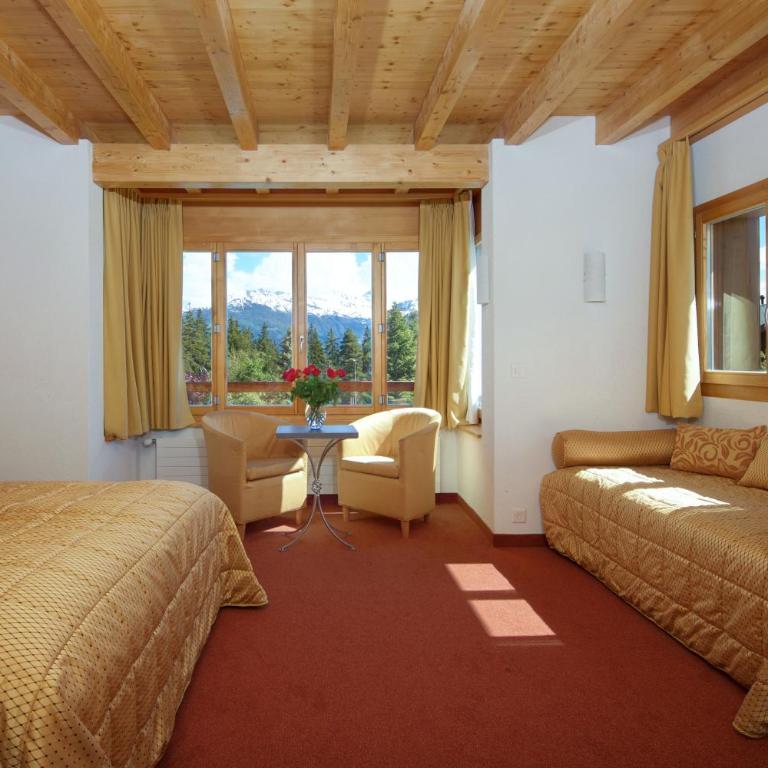 Hotel La Prairie - Chambre Double Supérieure avec Vue - 1