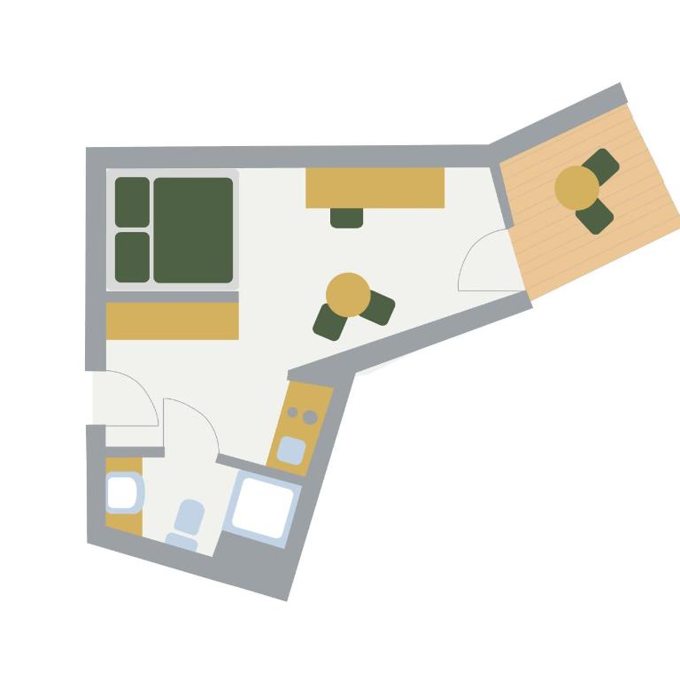 Crystls Aparthotel - Studio Granat - 5