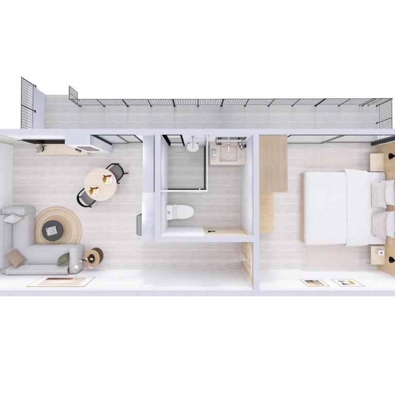 Capitalia Inspiring Balcony with AC & Fast Wifi - Apartamento - 33