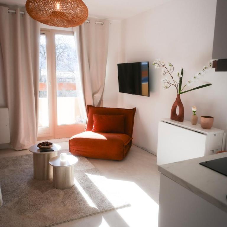 Studio moderne - Le Bernard Papy - Apartment mit Blick auf die Berge - 14