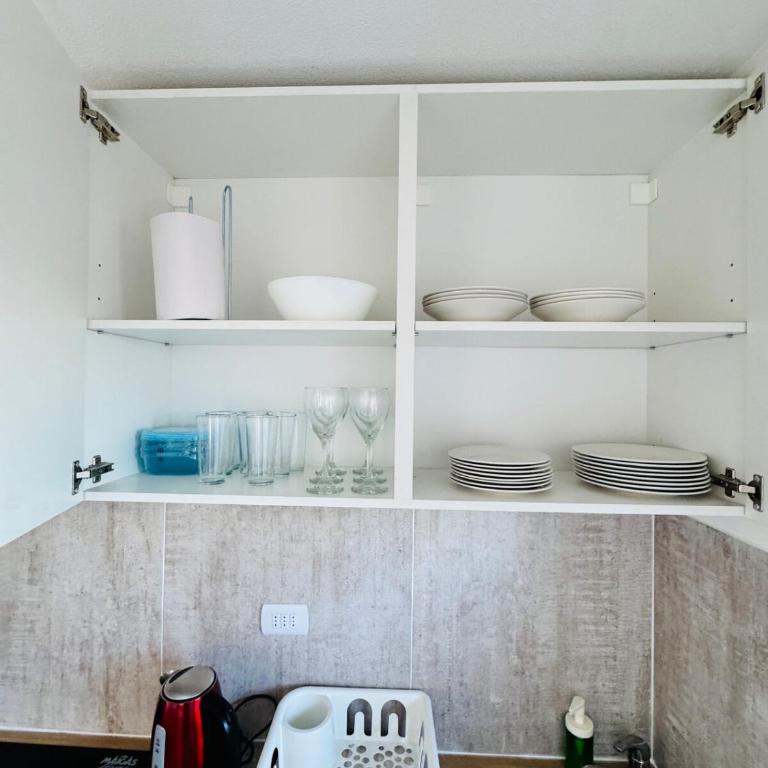 Moderno 3 dormitorios, cerca Movistar arena, Estadio Nacional, Fantasilandia, parking arriendo diario, cocina completa - Three-Bedroom Apartment - 19