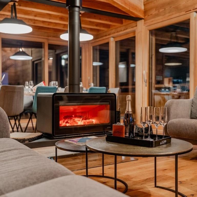 Chalet Le Refuge Luxe Authenticité à 200 m télécabine L Aravet Serre Chevalier - Chalet - 8