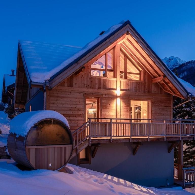 Chalet Le Refuge Luxe Authenticité à 200 m télécabine L Aravet Serre Chevalier - Chalet - 3