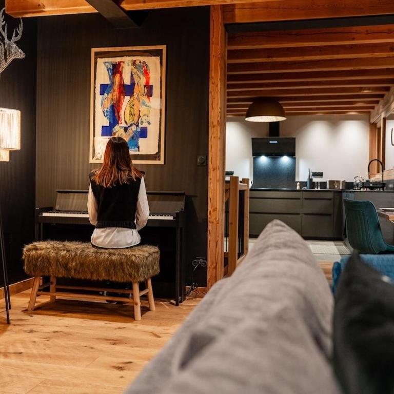 Chalet Le Refuge Luxe Authenticité à 200 m télécabine L Aravet Serre Chevalier - Chalet - 6