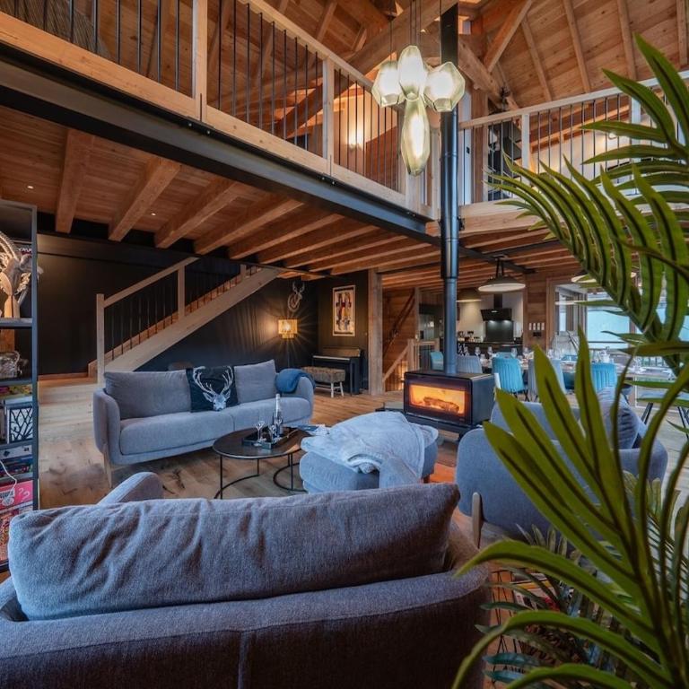 Chalet Le Refuge Luxe Authenticité à 200 m télécabine L Aravet Serre Chevalier - Chalet - 7