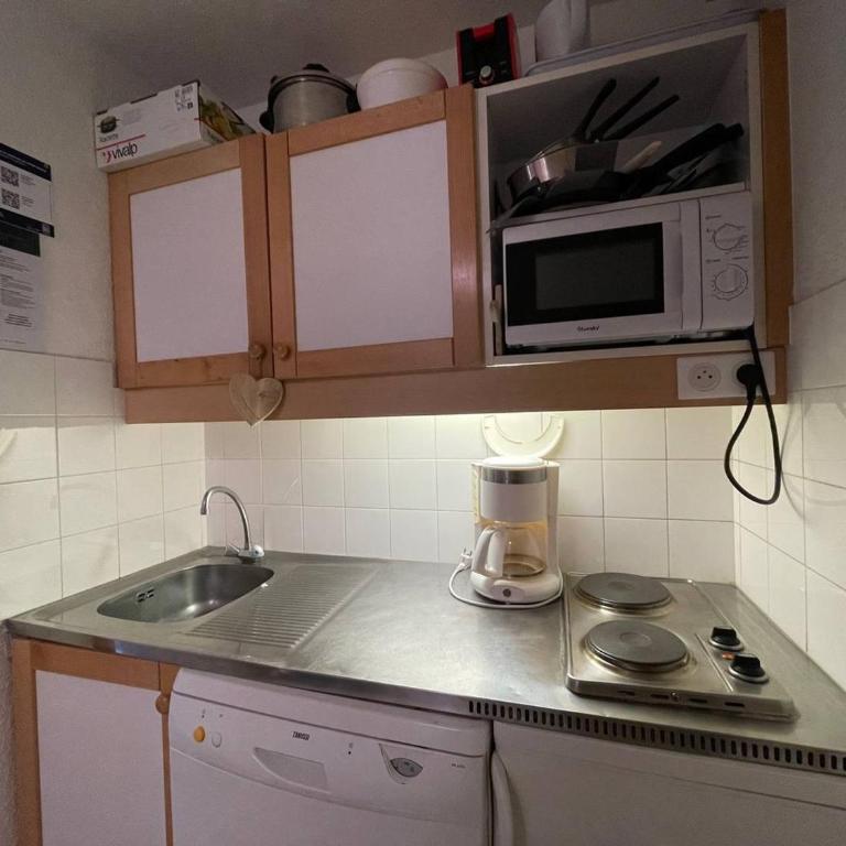 Charmant appartement 27m², proche pistes Valmorel, calme - Studio - 8