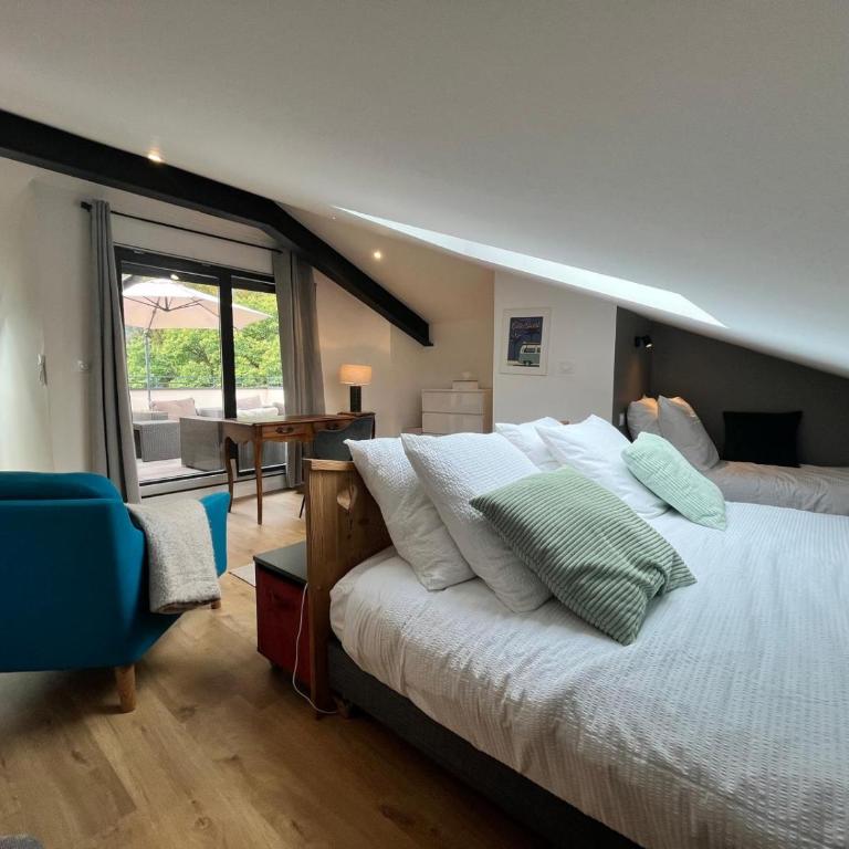 La Dame du Lac à Sevrier - Familienzimmer mit Gemeinschaftsbad - 1