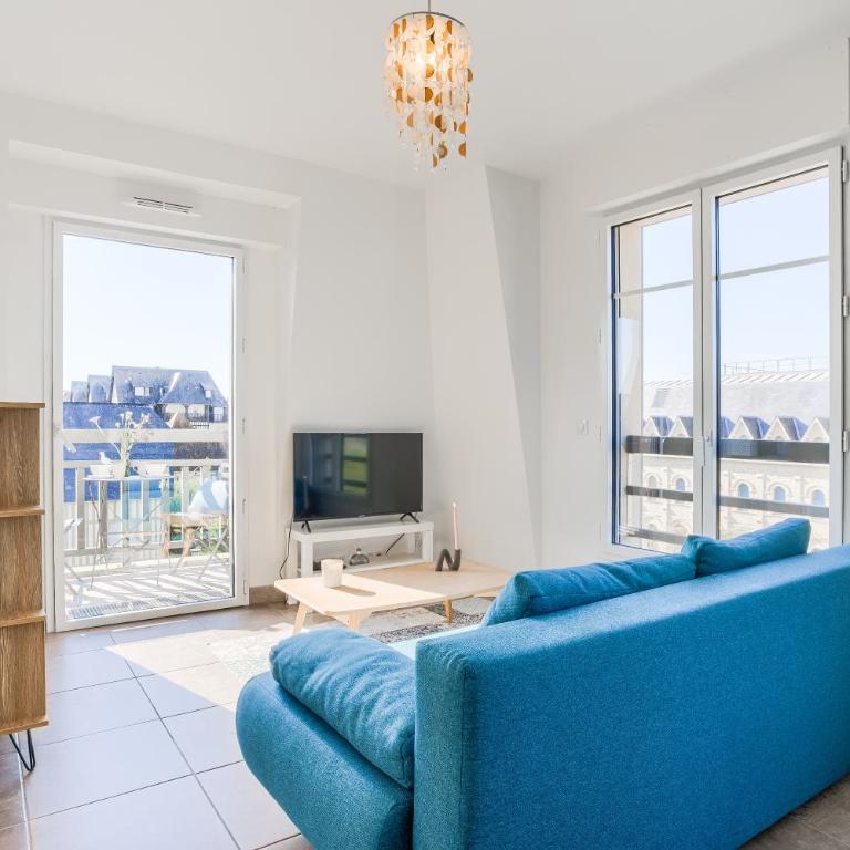 Le Coquillage - Deauville centre, parking privé - Appartamento con 1 Camera da Letto con Balcone e Vista Città - 15