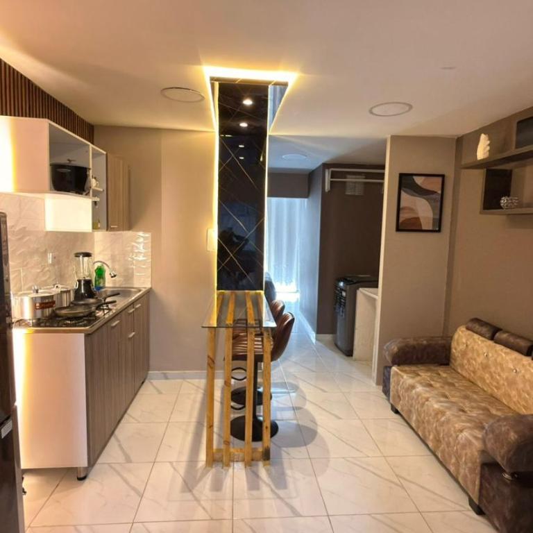 Moderno apt con vista a la ciudad y estilo único - One-Bedroom Apartment - 10