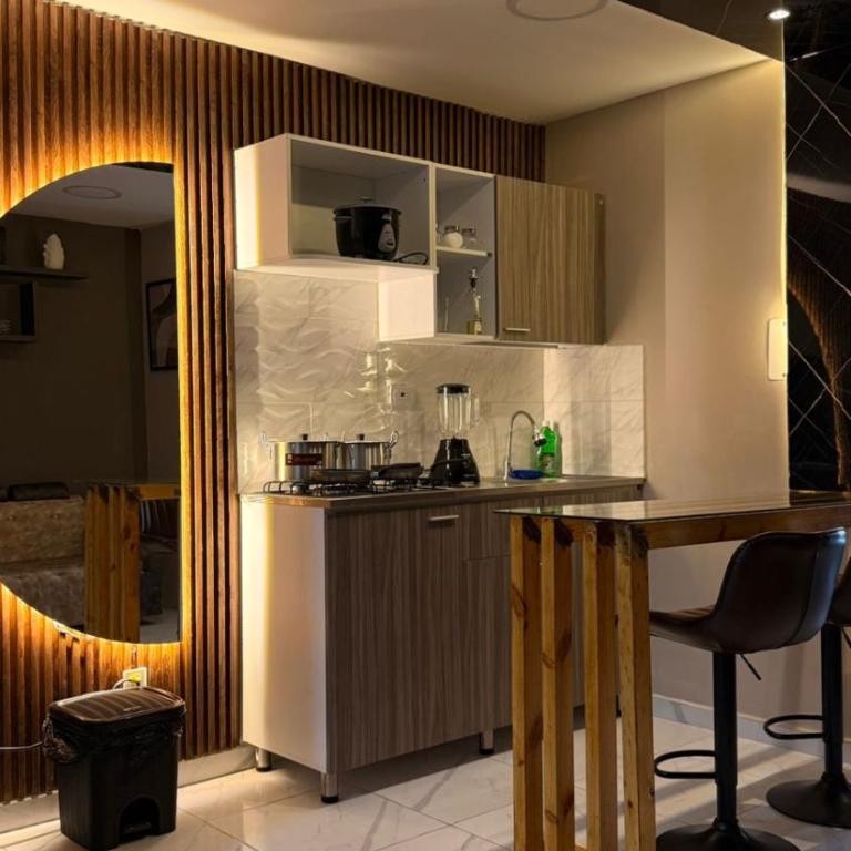 Moderno apt con vista a la ciudad y estilo único - One-Bedroom Apartment - 15