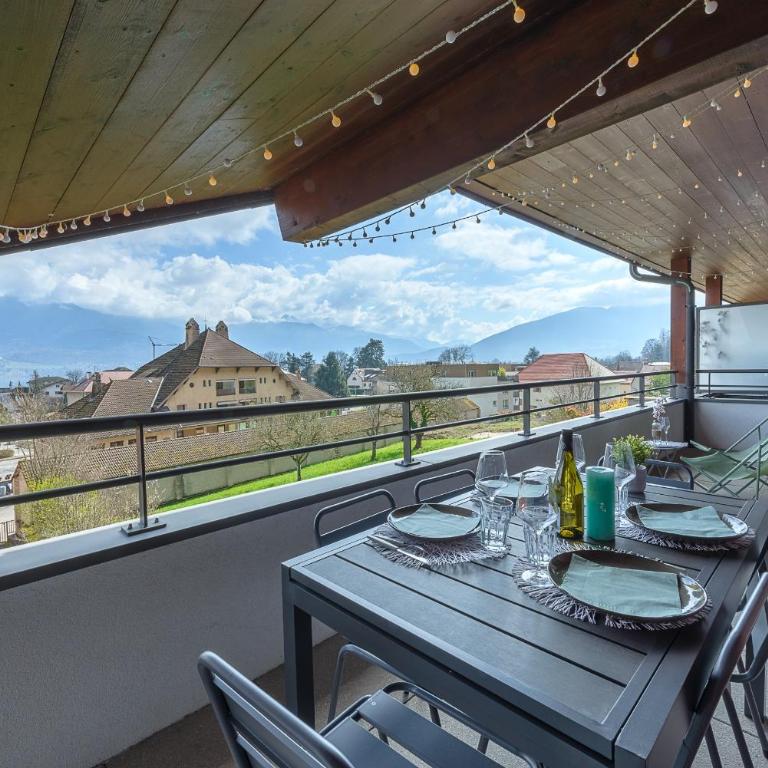 Le Cosy Azura - Appartement de charme au coeur de Sévrier & vue lac - Apartment mit Aussicht und Balkon - 3
