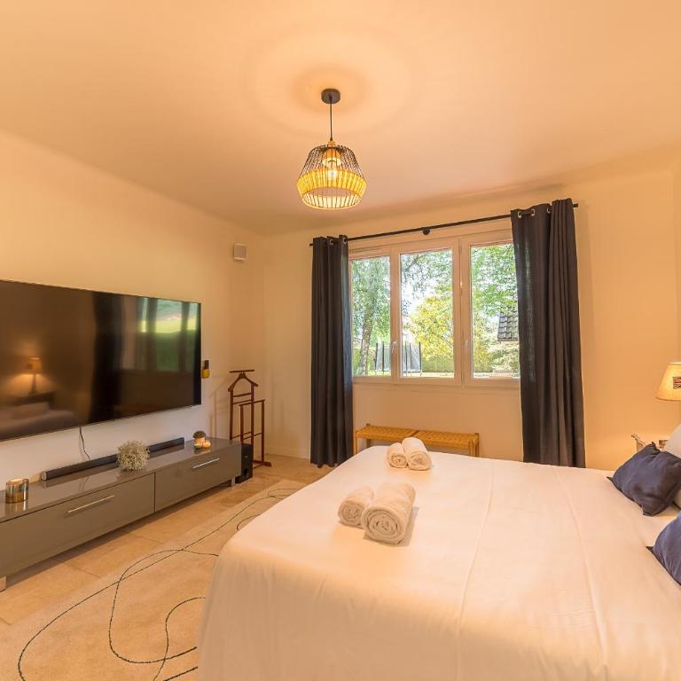Villa Riviera - Plage privée et vue lac - Casa con 4 camere da letto - 21