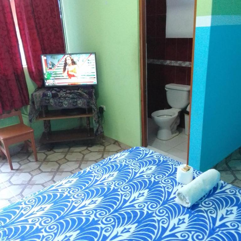 Hospedaje Puerto Maldonado - Habitación Doble con baño privado - 1 o 2 camas - 1