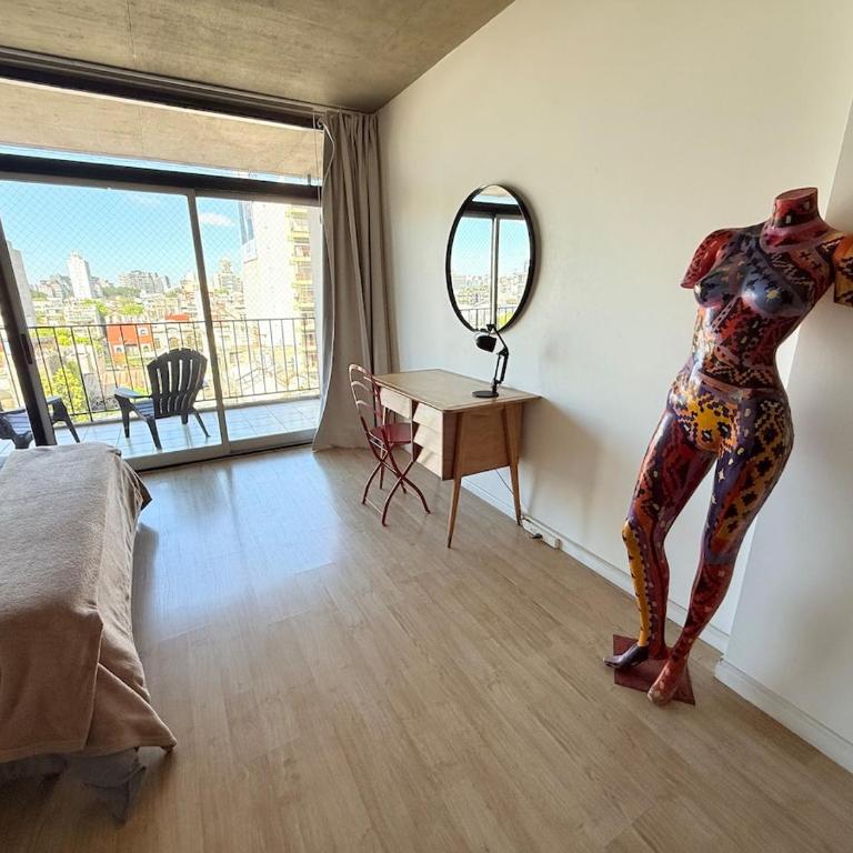 Monoambiente con balcon y pileta en Chacarita - Apartamento de 1 dormitorio - 22