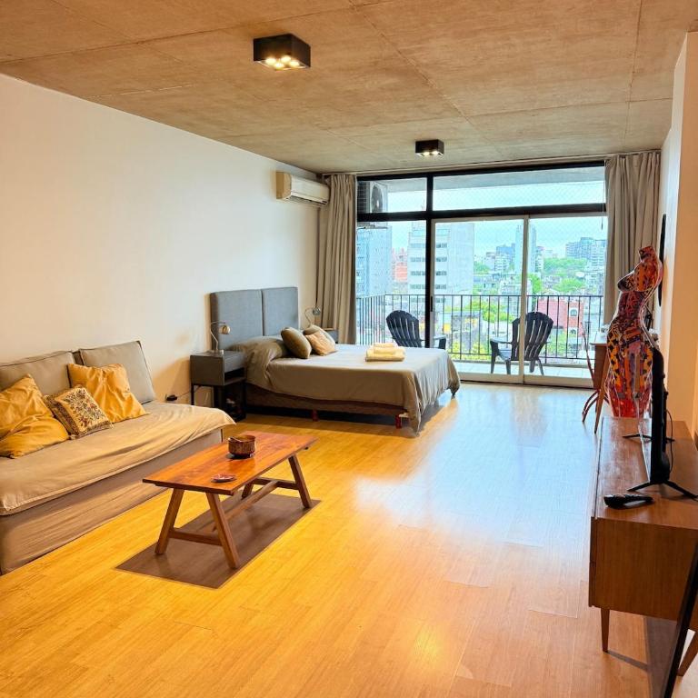 Monoambiente con balcon y pileta en Chacarita - Apartamento de 1 dormitorio - 24