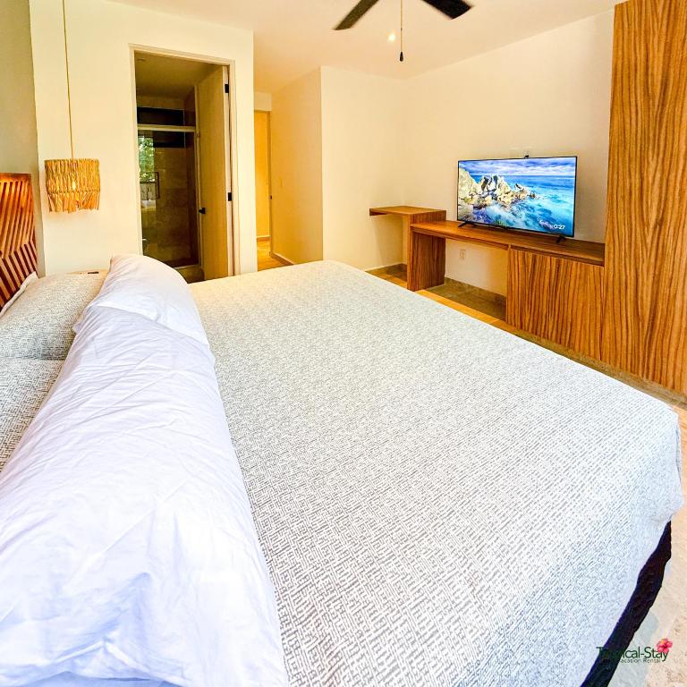 Exclusive 2 Bedroom Apartment Private Pool Fast Wifi in Aldea Zama - Two-Bedroom Apartment with Private Pool - 32