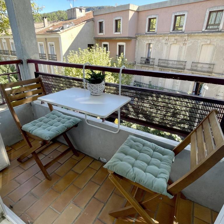 Le Coeur de Lamalou - Appartamento con 1 Camera da Letto e Balcone - 19