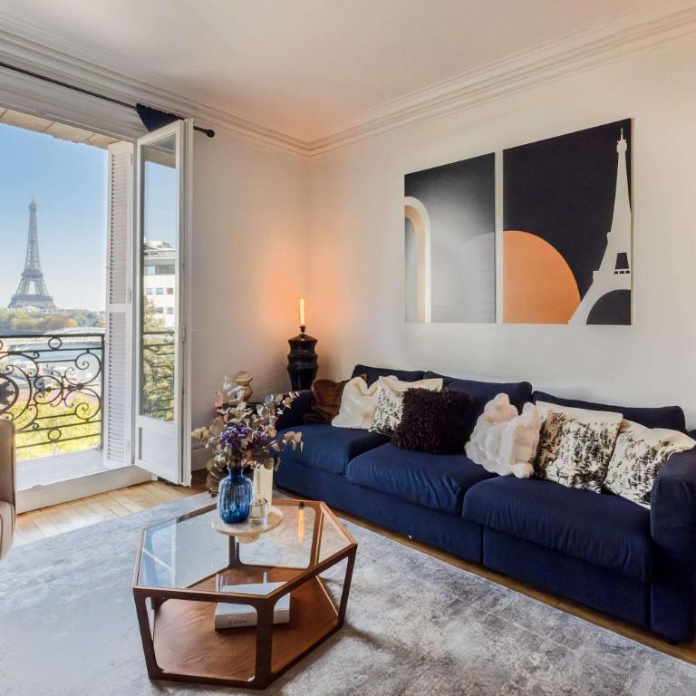 Luxury Flat Eiffel View 3BR 7 Guests - Appartement - 1