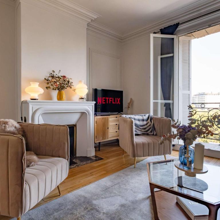 Luxury Flat Eiffel View 3BR 7 Guests - Appartement - 15