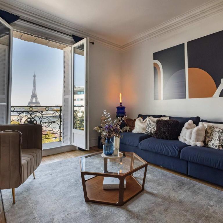 Luxury Flat Eiffel View 3BR 7 Guests - Appartement - 17